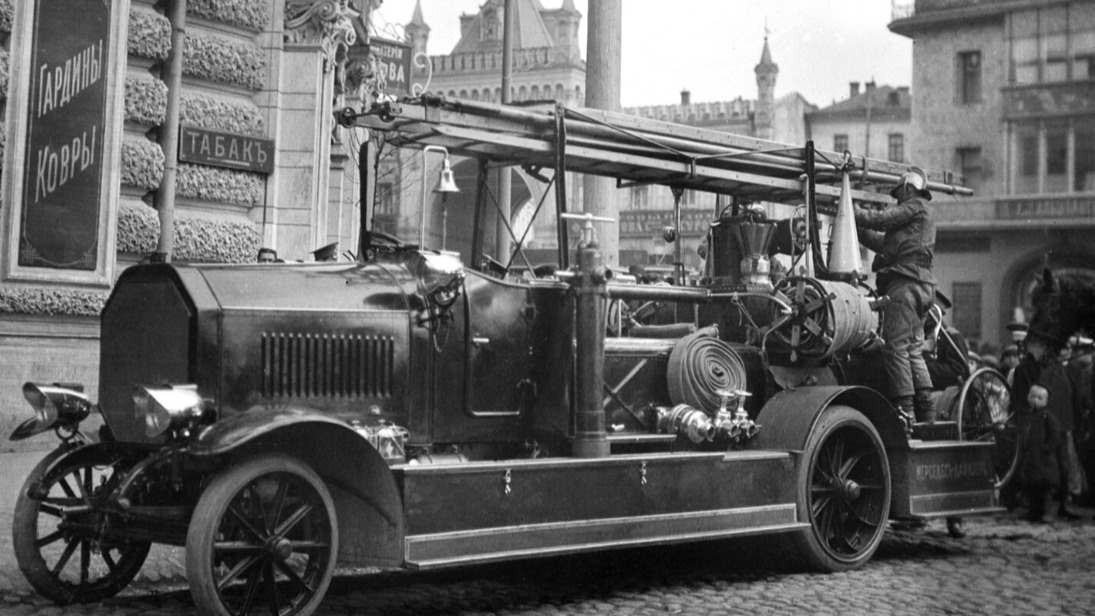 Главархив рассказал о зимней службе дореволюционных пожарных 