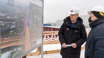 Сергей Собянин: Строительство Юго-Восточной хорды выполнено на 40 процентов 