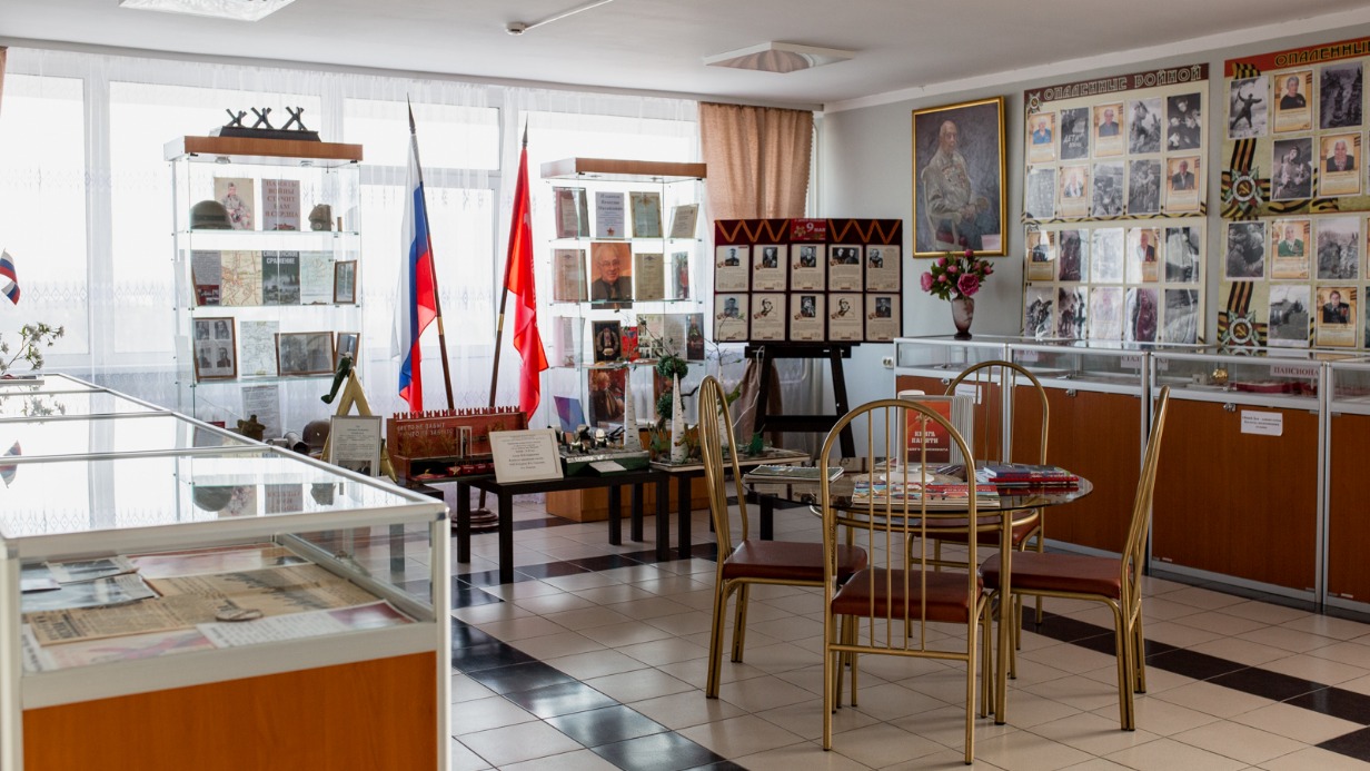 В зале воинской и трудовой славы ГЦ «Левобережный»