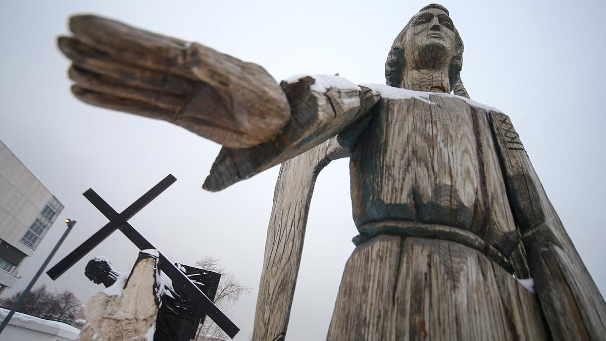 Начались масштабные работы по сохранению скульптур «Музеона»