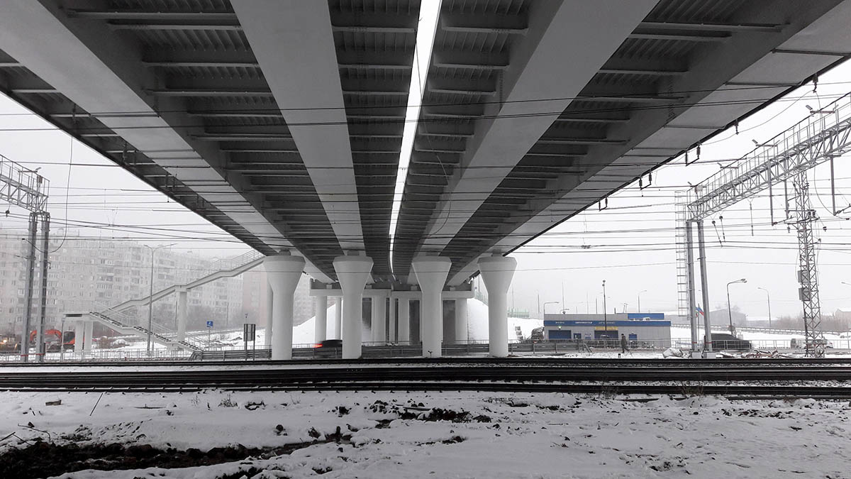 Краснопресненский путепровод в столице капитально отремонтируют