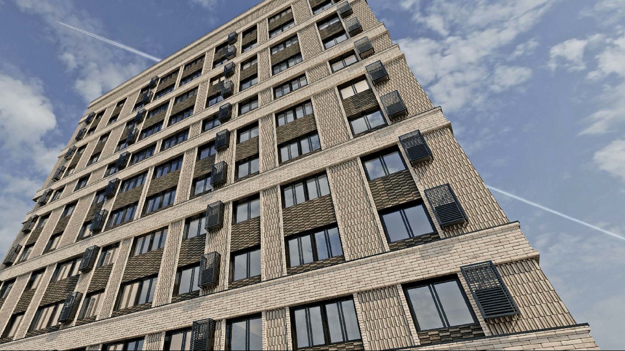 Фасады дома по реновации в Щукине будут похожи на плетеную корзину