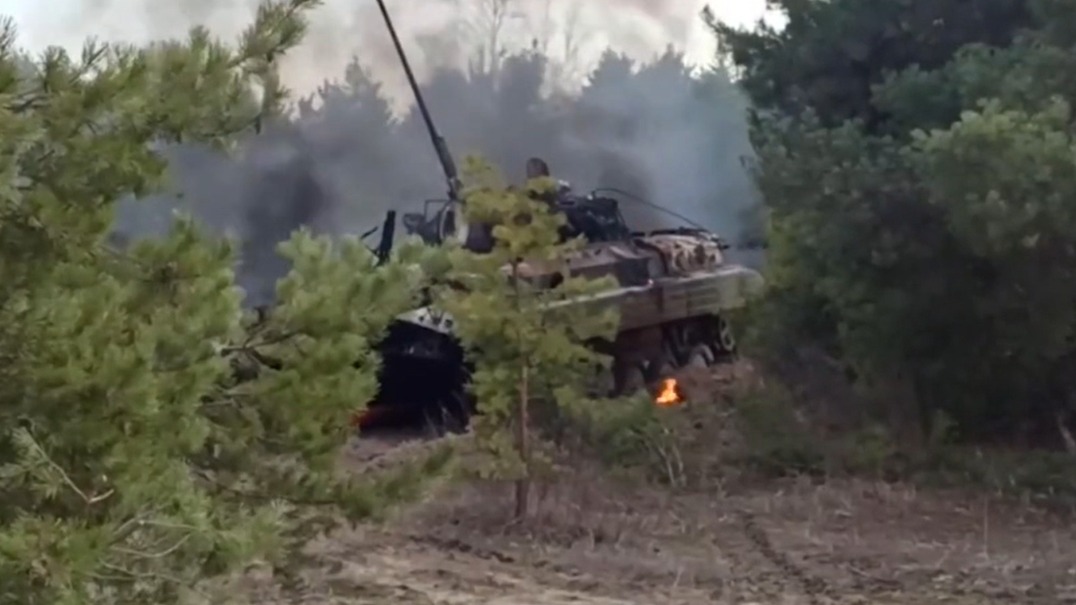 ФСБ опубликовала видео с ликвидированными украинскими БМП