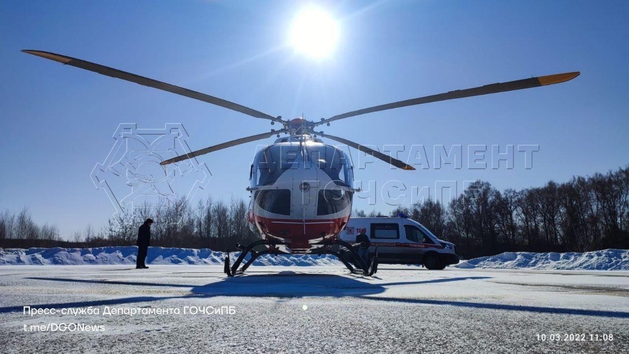 Пациента с неврологией пришлось эвакуировать при помощи авиации