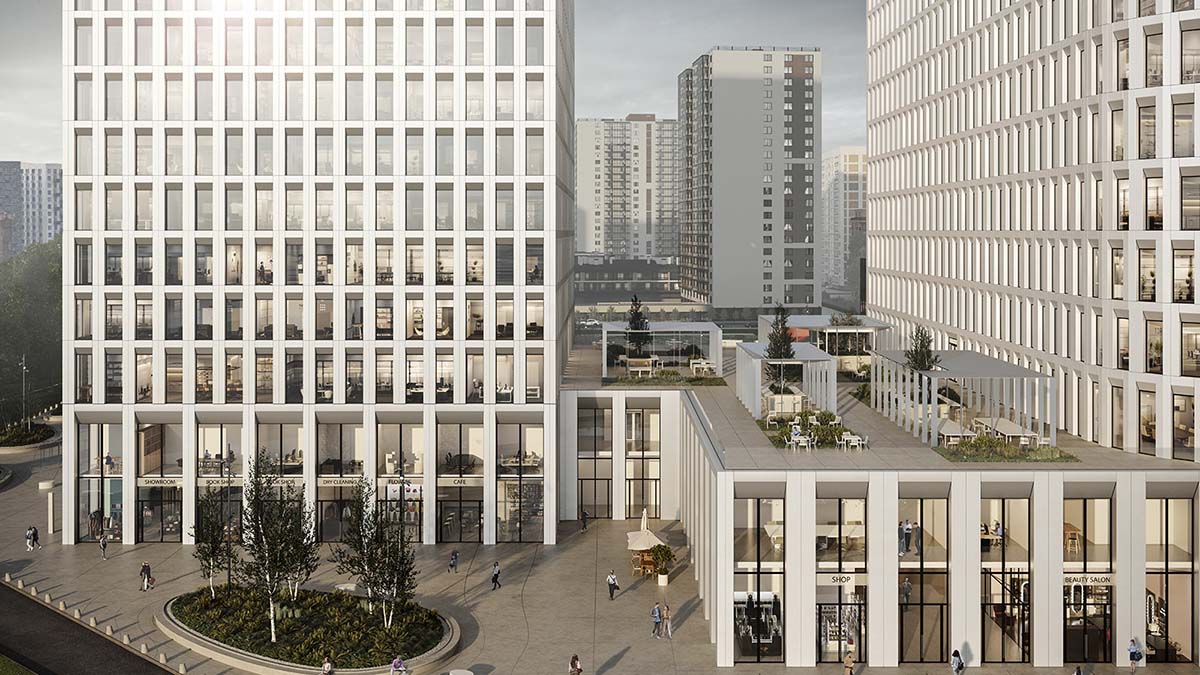 Две стометровые башни построят у метро «Савеловская» в Москве