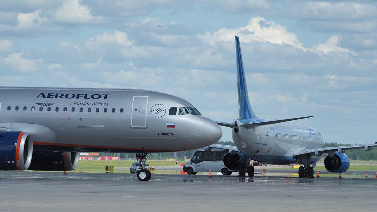 Минтранс: «Аэрофлот» отменил 54 парных рейса за понедельник