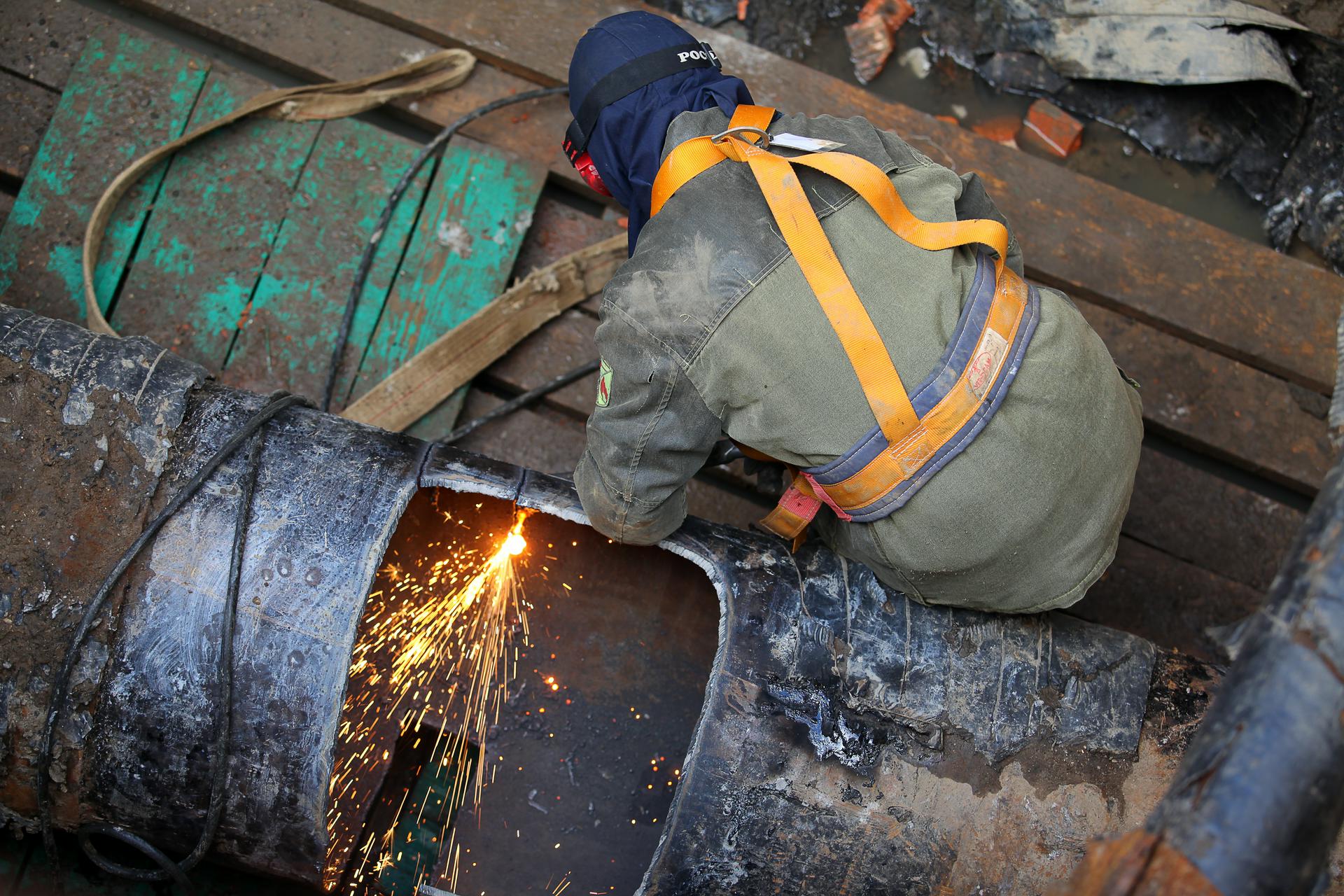 Газопровод низкого давления обновили на востоке Москвы