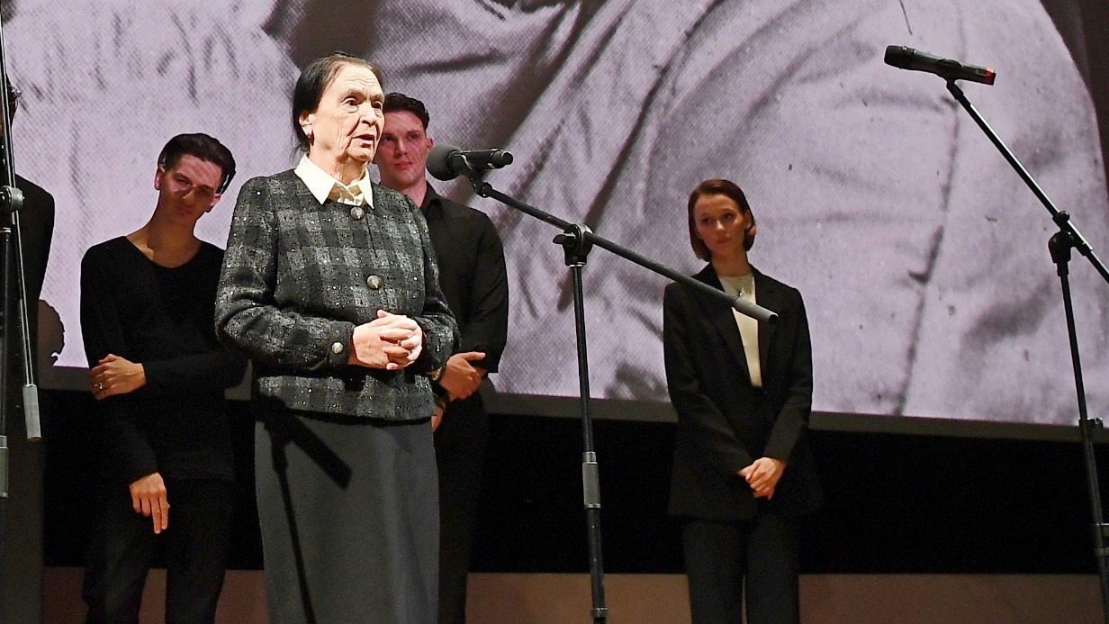 Сестра режиссера Марина Тарковская выступила на вечере памяти своего брата