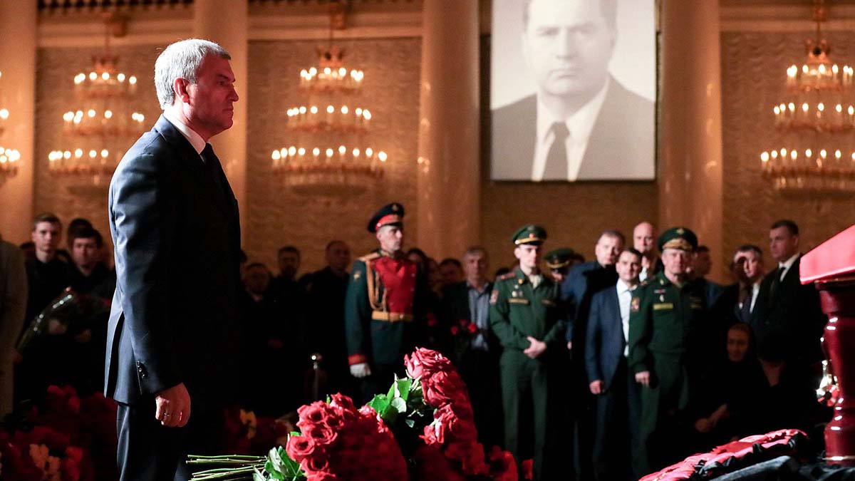 «Невосполнимая потеря»: Володин высказался о смерти Жириновского