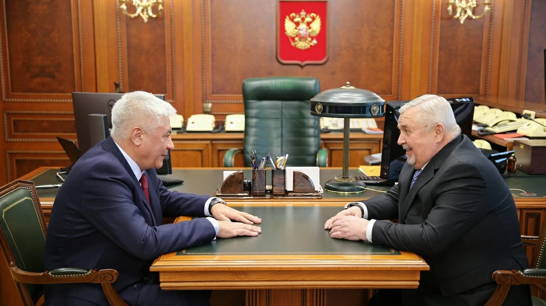 Колокольцев встретился с врио председателя совета ветеранов ОВД Овчинниковым