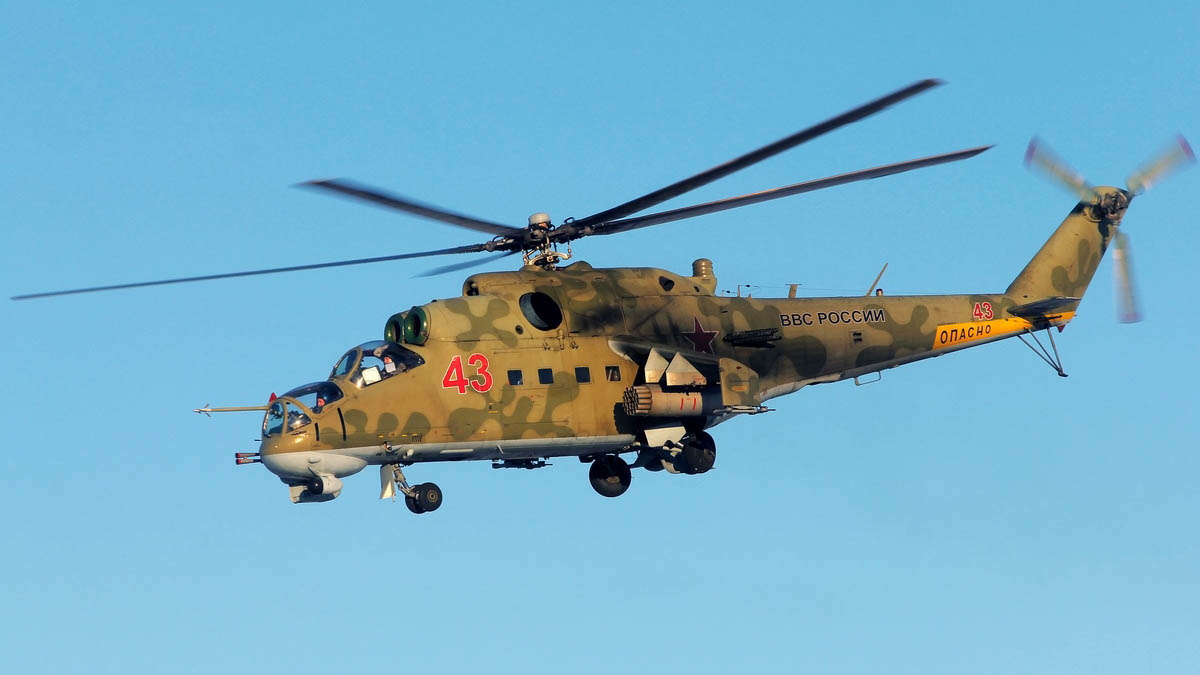 Вертолет Ми-24 потерпел крушение на западном побережье Крыма