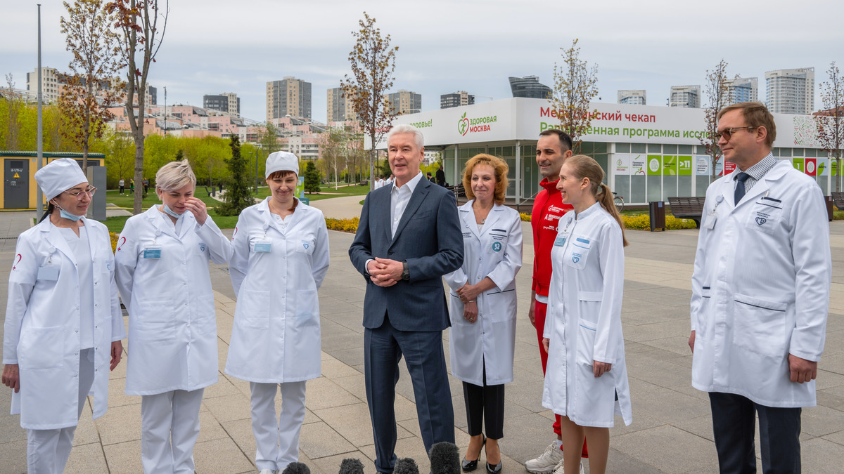 Собянин открыл павильон «Здоровая Москва» в парке «Ходынское поле»