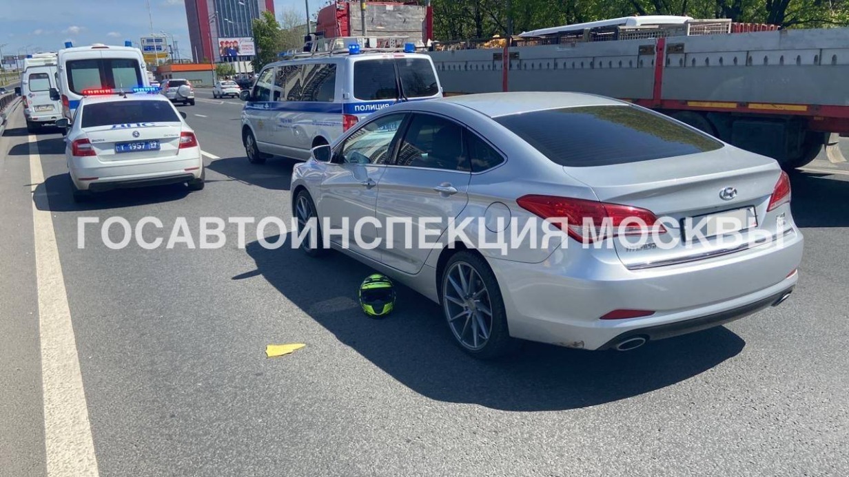 Мотоциклист погиб в ДТП на востоке столицы