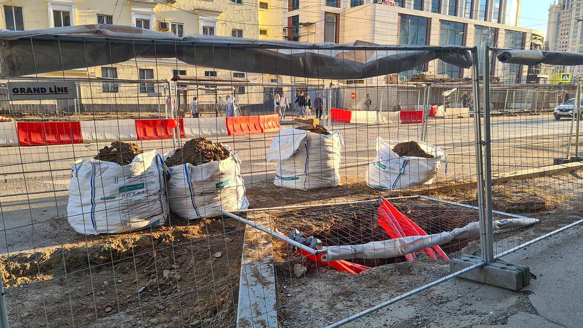 Благоустройство возле станции БКЛ «Текстильщики» началось на юго-востоке Москвы