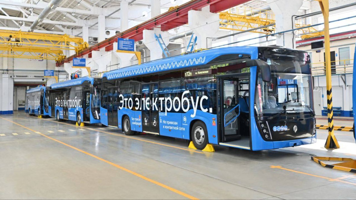 Указатели маршрута увеличат и сделают ярче в обновленных электробусах Москвы