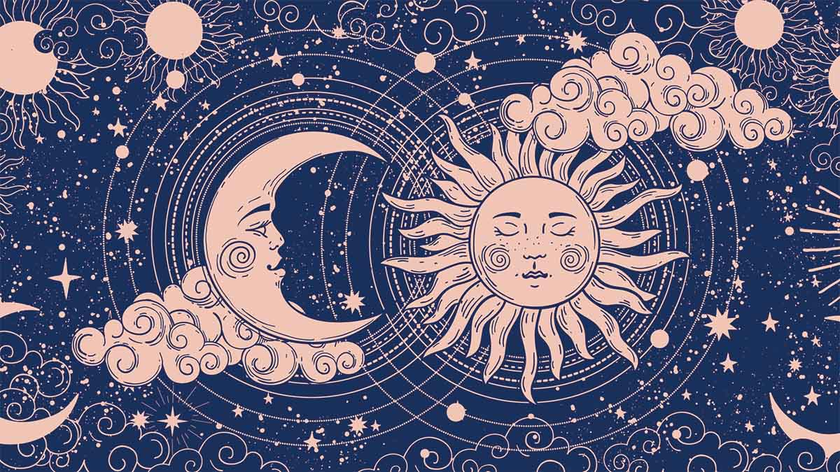 Узор солнца и луны