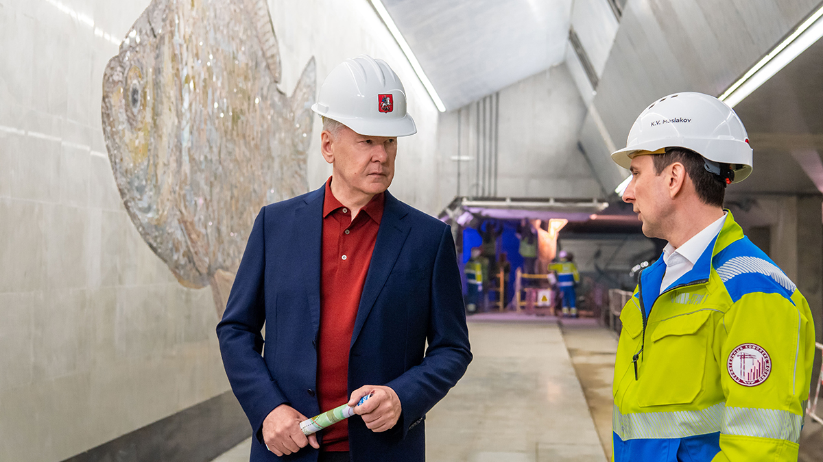 Собянин рассказал о завершающей стадии строительства восточного участка БКЛ