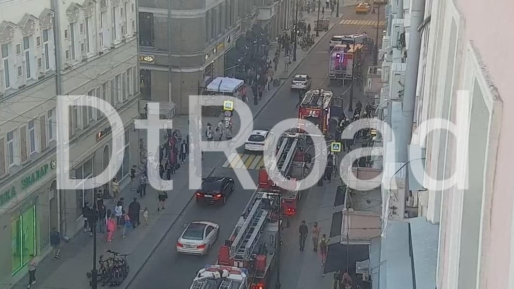 Возгорание произошло в кафе на Мясницкой улице