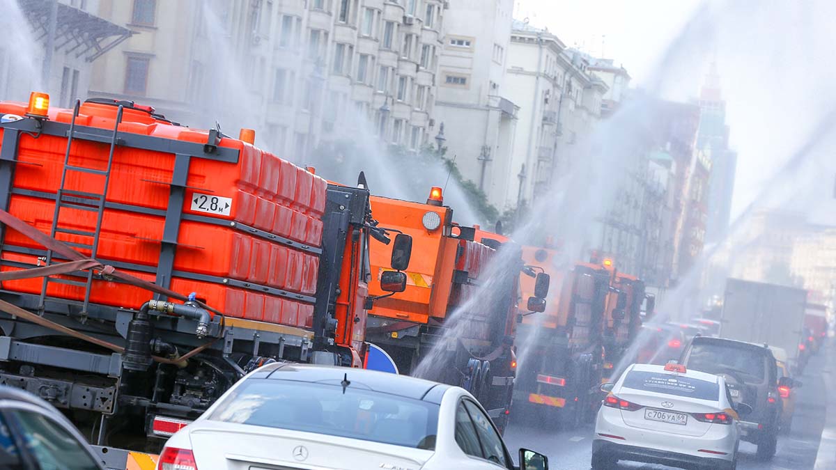 Городские службы приступили к проведению аэрации на дорогах Москвы