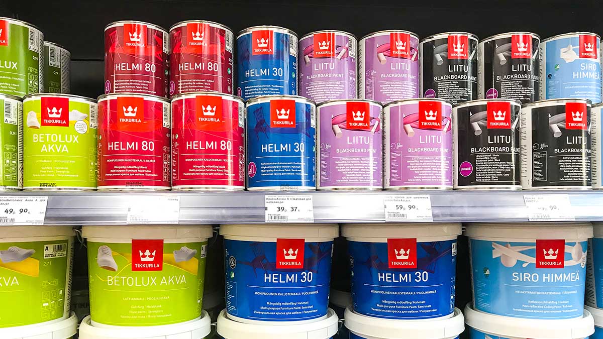 Компания Tikkurila сменит название и логотип в России