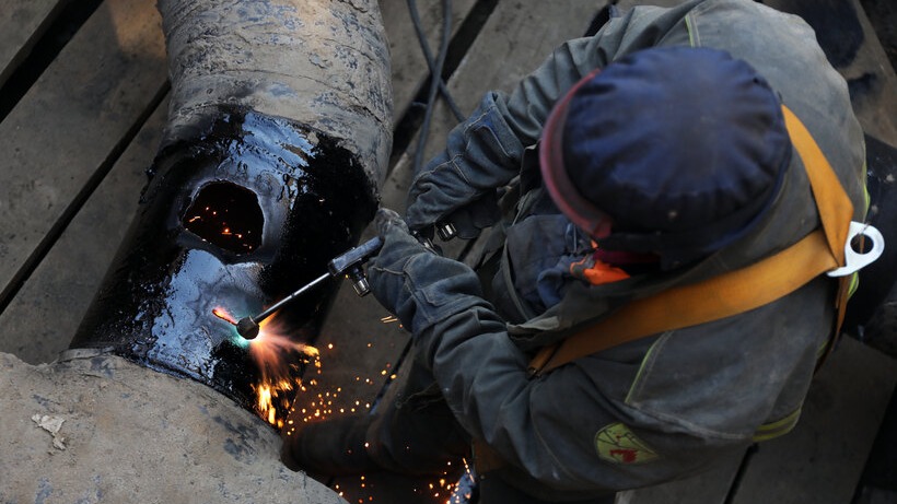 Ликвидировано возгорание газопровода на западе Москвы