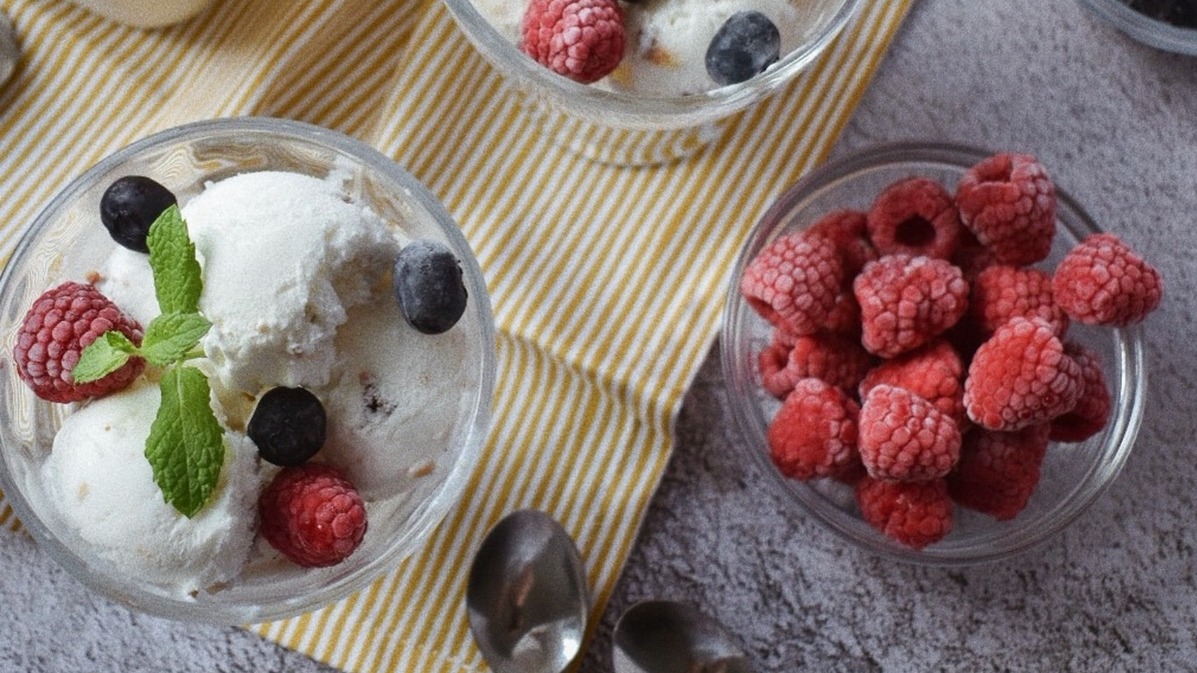 Сливочное мороженое