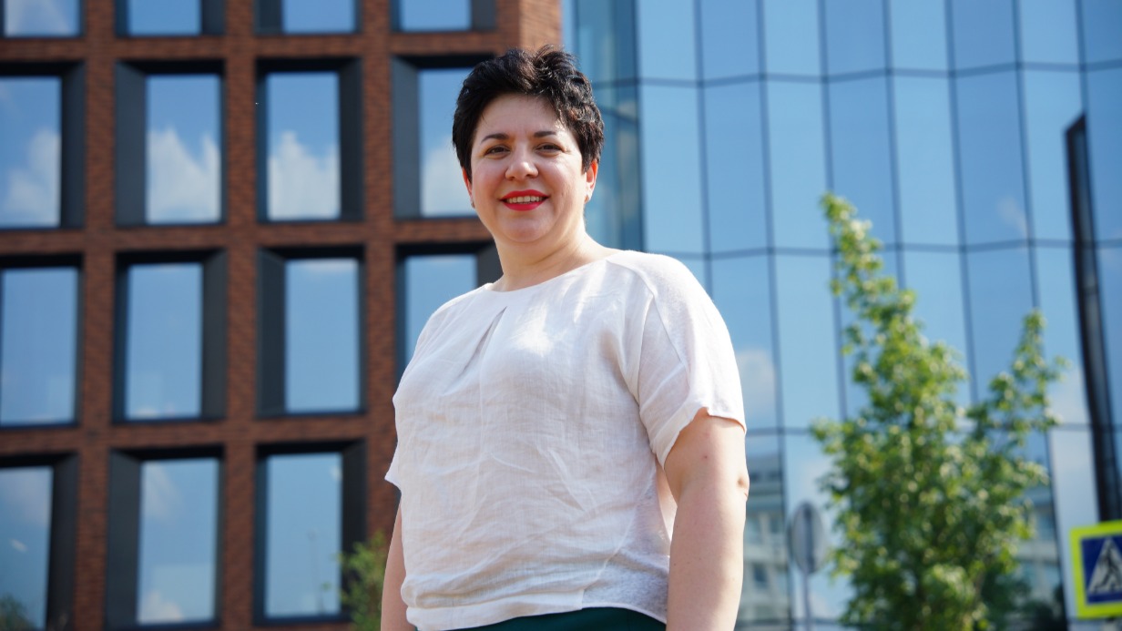 Председатель комитета Московской торгово-промышленной палаты по вопросам развития инвестиционной среды для бизнеса Анна Вовк приехала осмотреть новый бизнес-комплекс