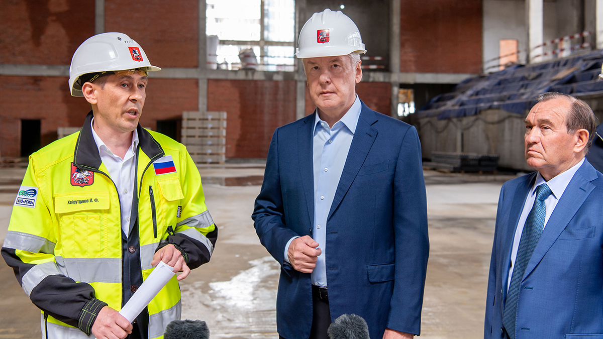 Собянин: Строительство ледового дворца «Самбо-70» в Ясеневе завершится раньше намеченного срока