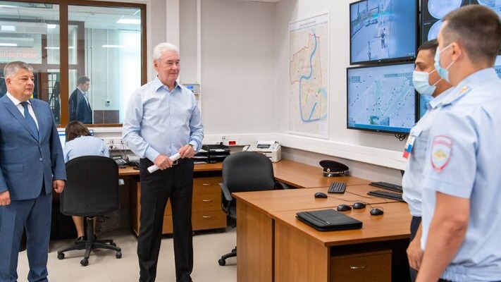 Собянин посетил новое здание отдела полиции Даниловского района столицы