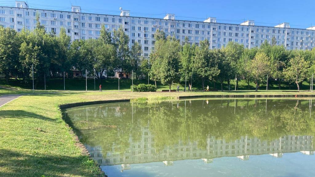 Ремонтные работы завершились на водоеме в районе Чертаново Центральное