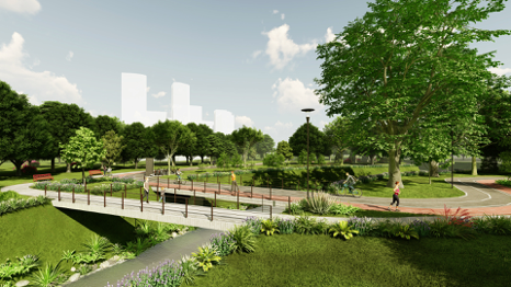 Парк спорта «Яуза» и «Сад будущего» соединят велопешеходные дорожки и мосты