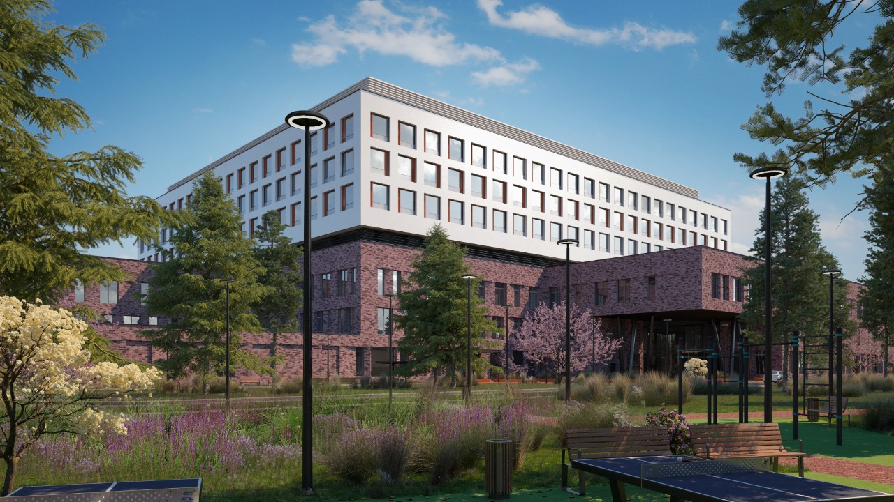 Проект нового лечебно-диагностического комплекса Московского клинического научного центра имени А. С. Логинова, который планируют достроить в текущем году