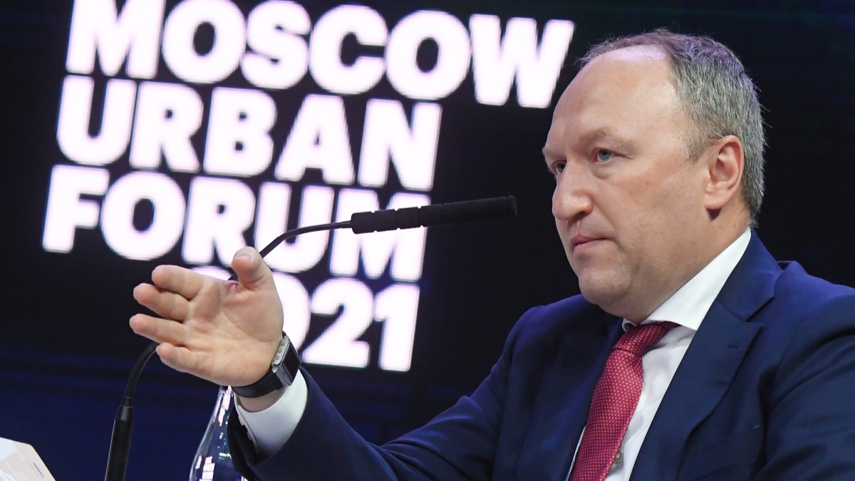Заместитель мэра Москвы по вопросам градостроительной политики и строительства Андрей Бочкарев на Урбанфоруме
