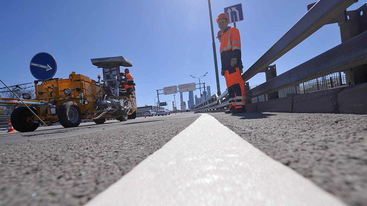 Экспериментальную разметку нанесут на восьми участках трасс «Автодора»