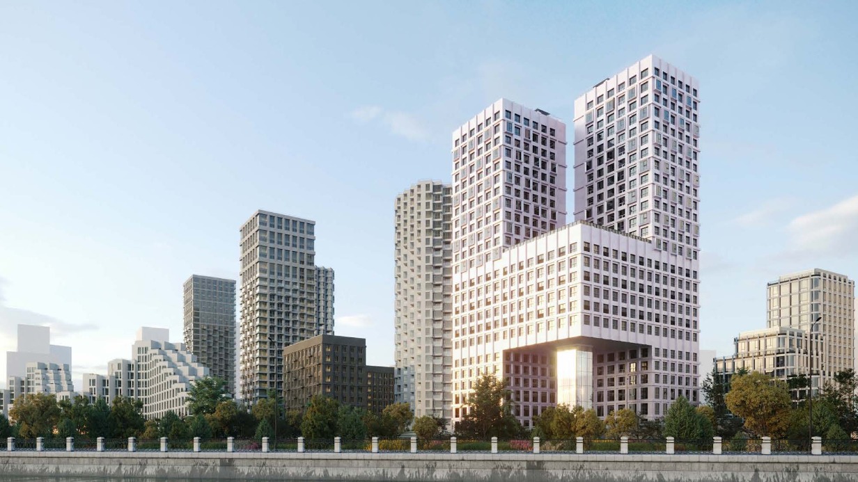 Розовая новостройка появится на территории бывшей промзоны «ЗИЛ-Юг»