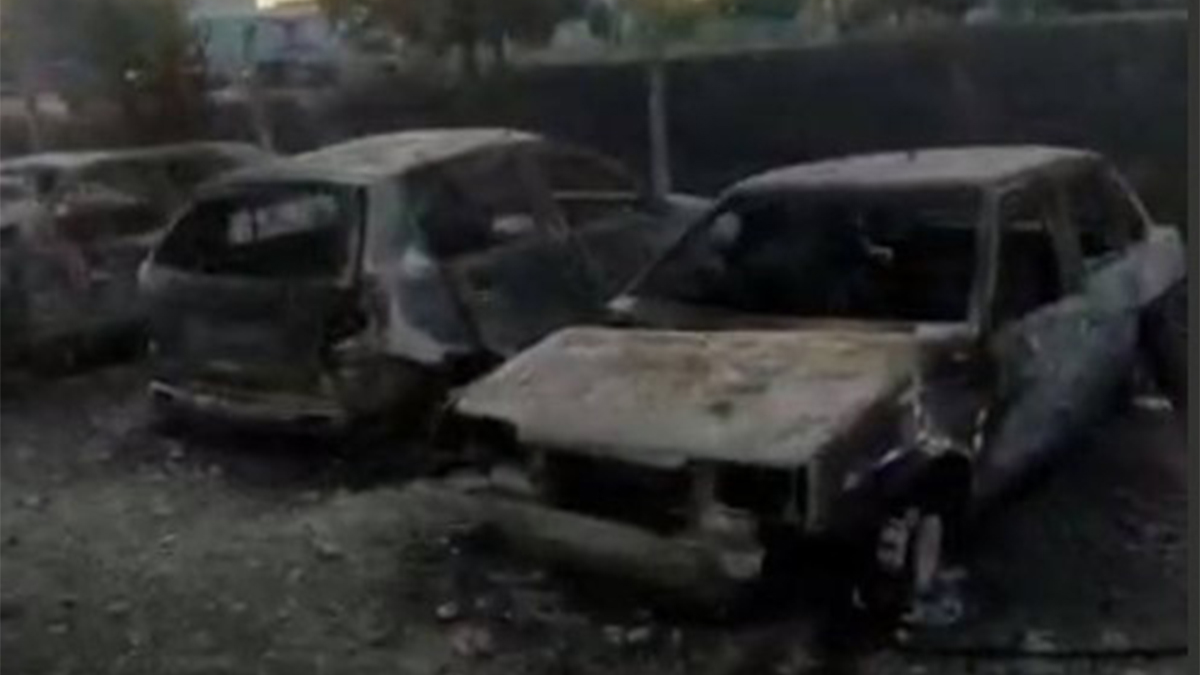 Кадры последствий серии взрывов на аэродроме в Крыму появились в Сети