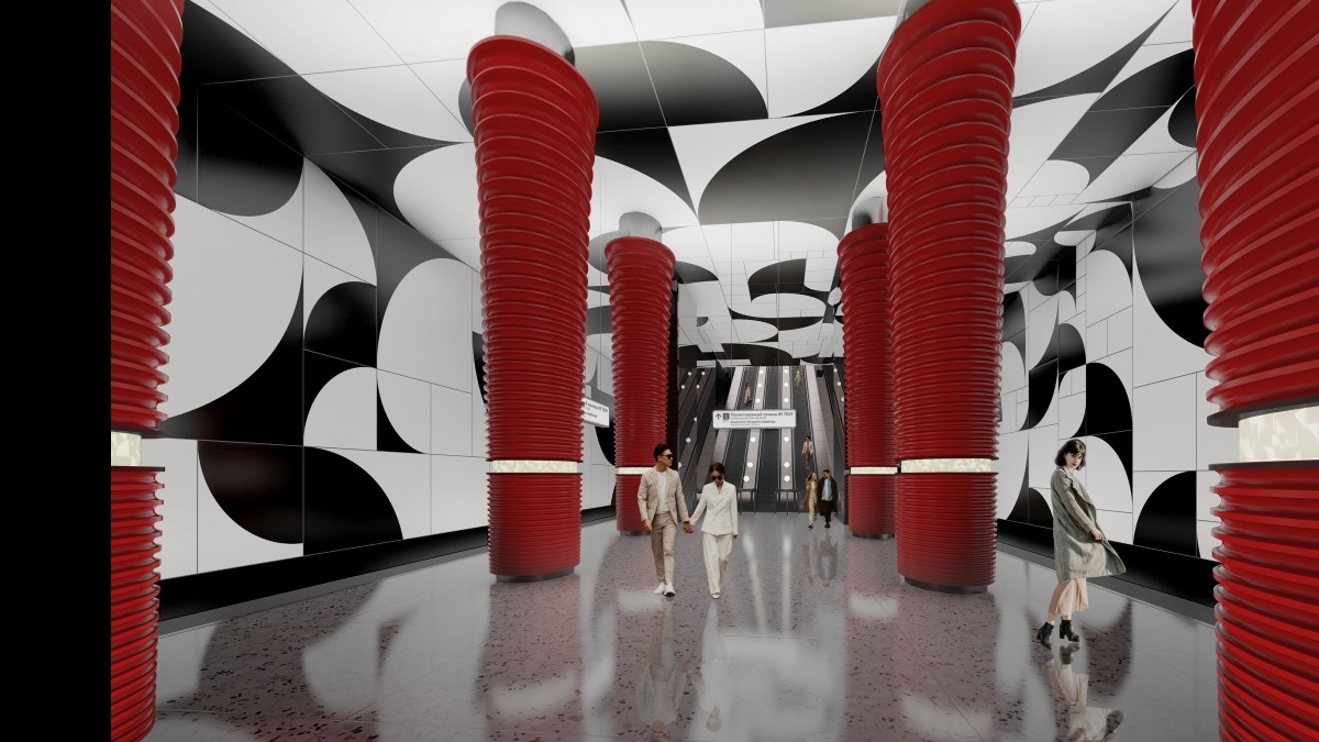 Два мира сойдутся: определили облик станций метро «Остров Мечты» и «Загорье»