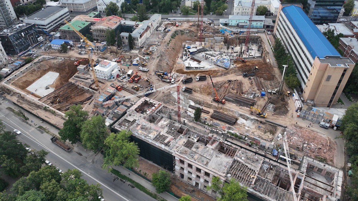 Напротив главного корпуса МГТУ им. Н. Э. Баумана появятся пять новых зданий Центрального кластера