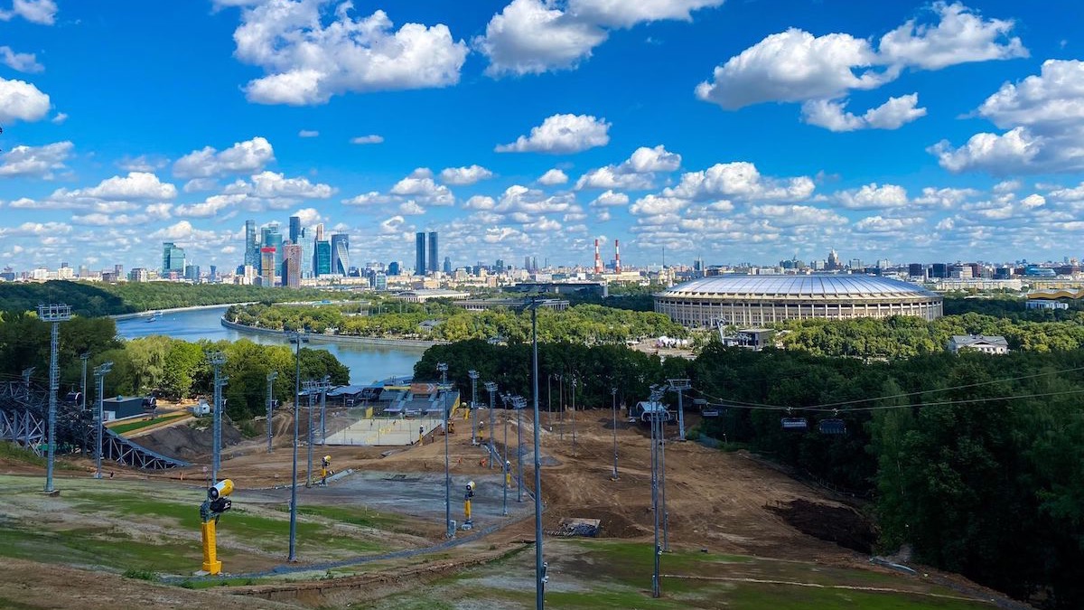 Спортивный комплекс на Воробьевых горах достроят к сентябрю