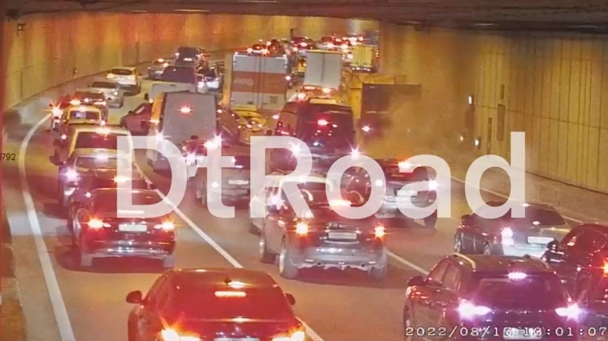 Движение в Лефортовском тоннеле восстановлено после ДТП