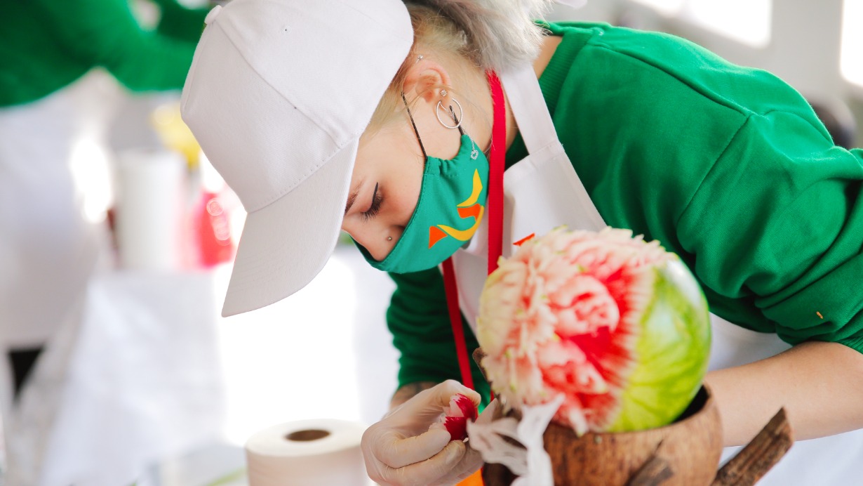 Полина Коренцова, победитель Московского чемпионата «Абилимпикс – 2022» в компетенции «Карвинг»