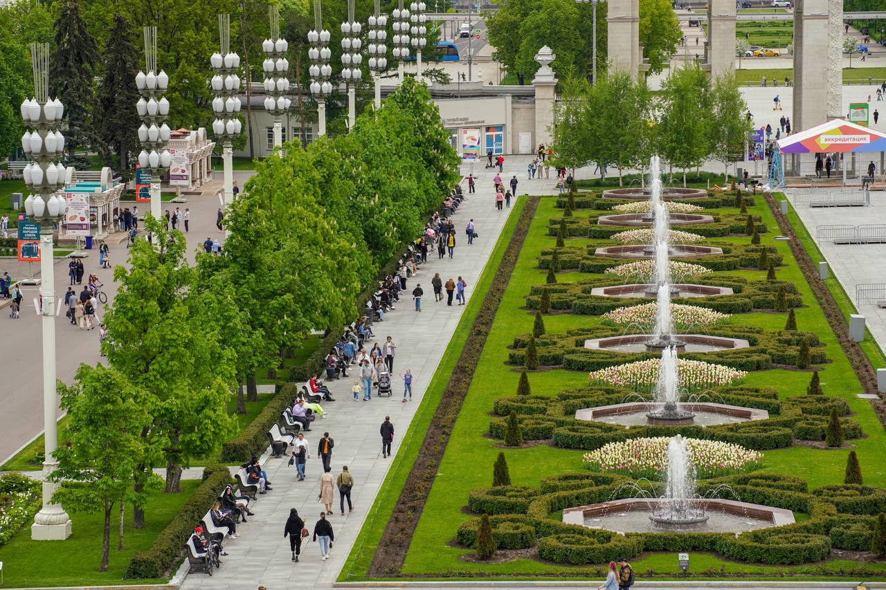 Подготовка цветников ко Дню города началась в Москве