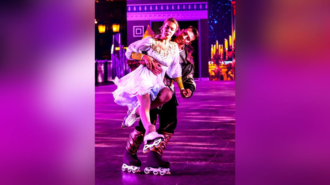 Фигуристы Анна Погорилая и Егор Чудин сыграли главные роли в спектакле «Руслан и Людмила»