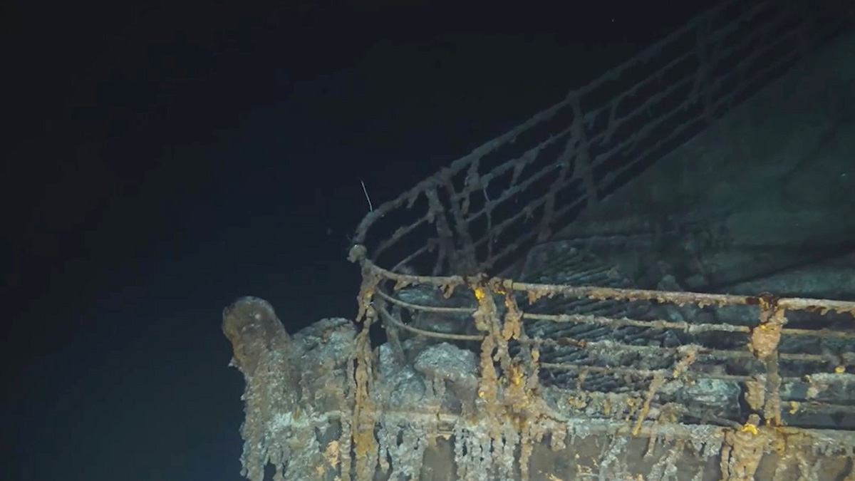 Затонувший «Титаник» впервые сняли в разрешении 8К