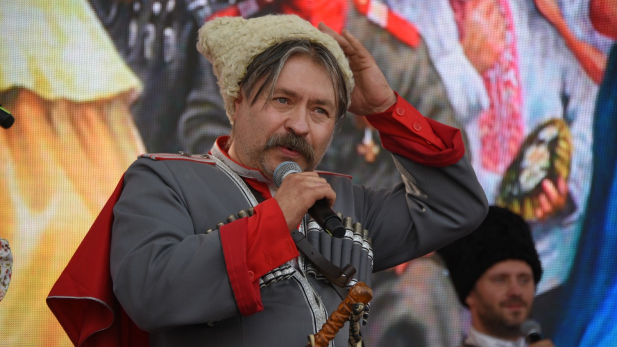 Руководитель ансамбля «Казачий Дюк» Игорь Сокуренко