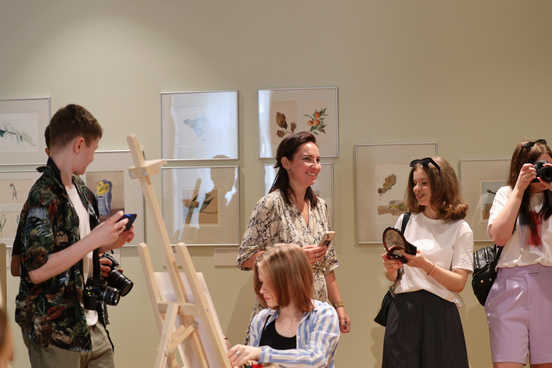 Учащиеся медиаклассов посетили выставку «Романовы. Урок рисования»