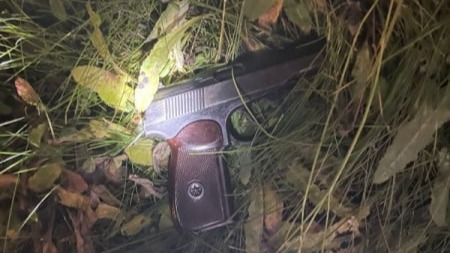 Водитель попытался избавиться от пистолета, общаясь с сотрудником ГИБДД в Москве