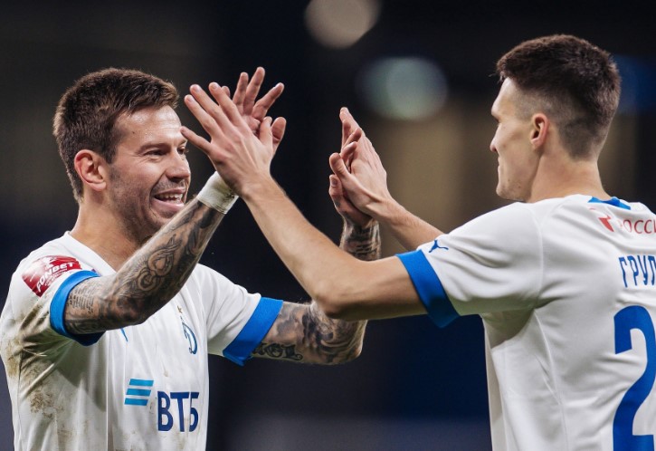 Клуб «Динамо» победил «Ростов» в матче Кубка России по футболу