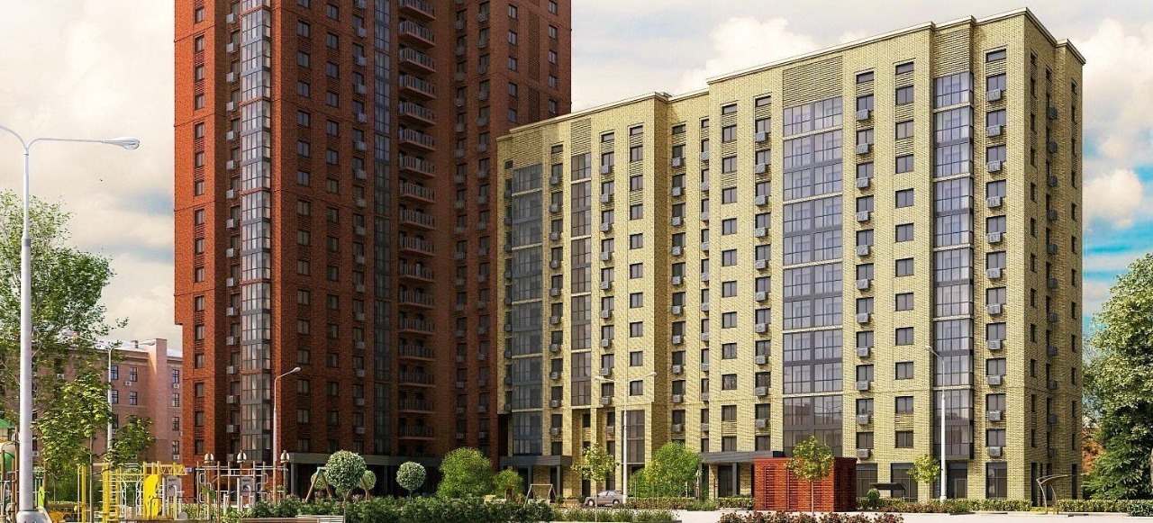 Новостройку с часами на фасаде возводят по программе реновации в Марфине