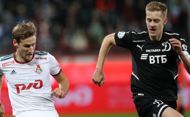 ФК «Локомотив» проиграл «Динамо» в матче 14-го тура РПЛ